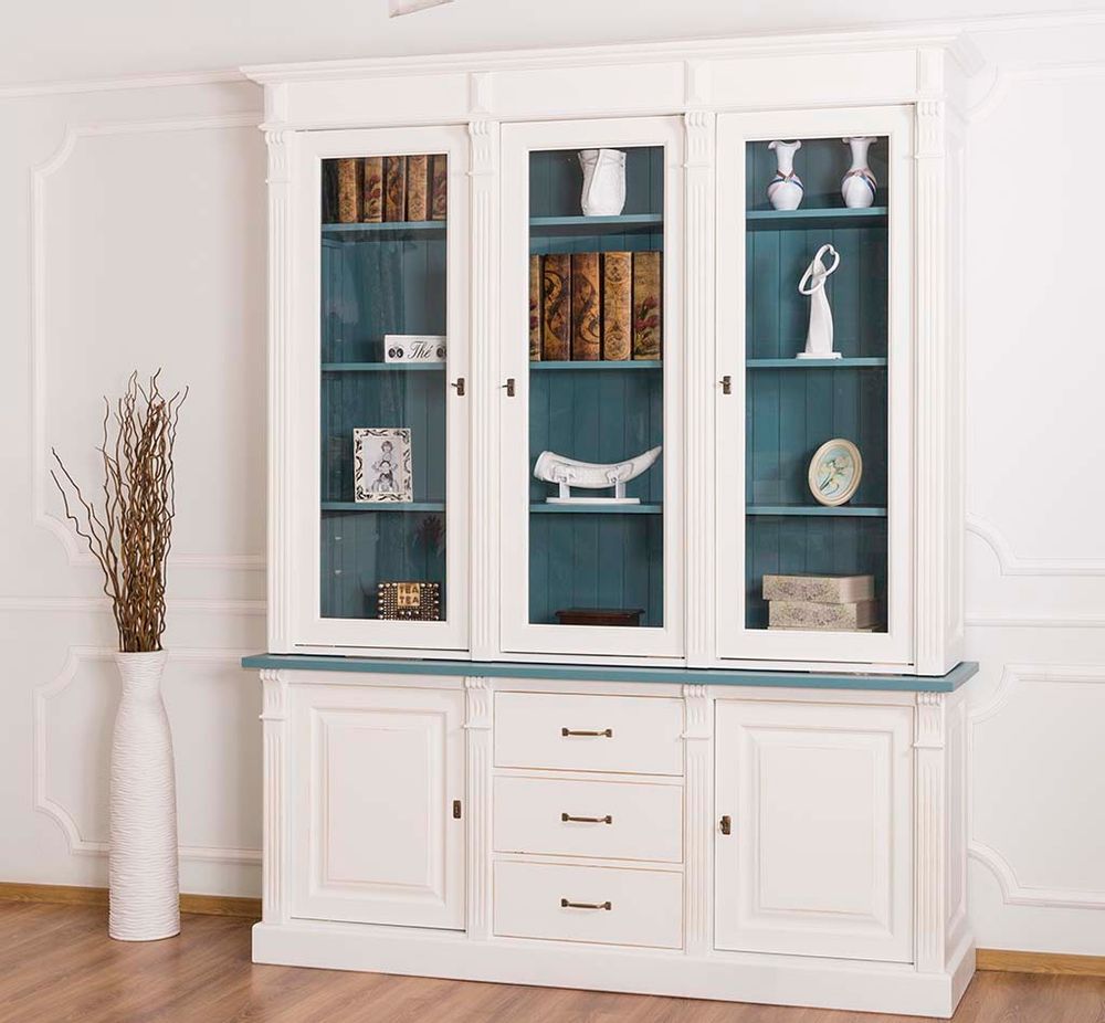 Bookshelves - Solid pine bookcase  - SZEL MOB