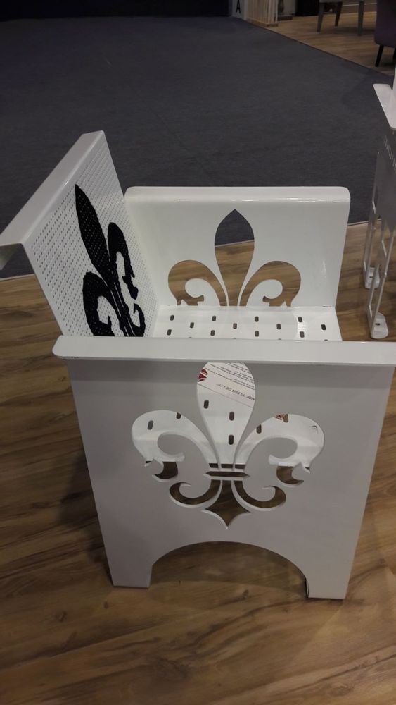 Chaises - Chaise Fleur de Lys - H METAL
