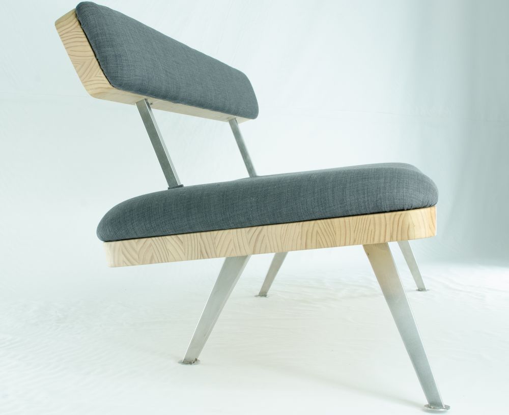Office seating - Bench “Butterfly” - ROMUALD FLEURY