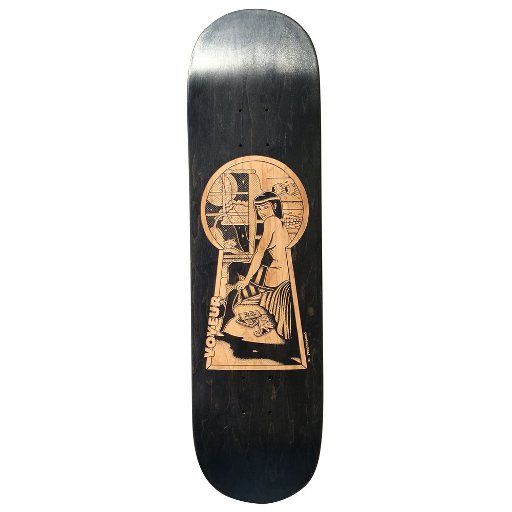 Decorative objects - Laser engraved skateboards - Le Shape x Chopping Jerks - LE SHAPE SKATEBOARDS