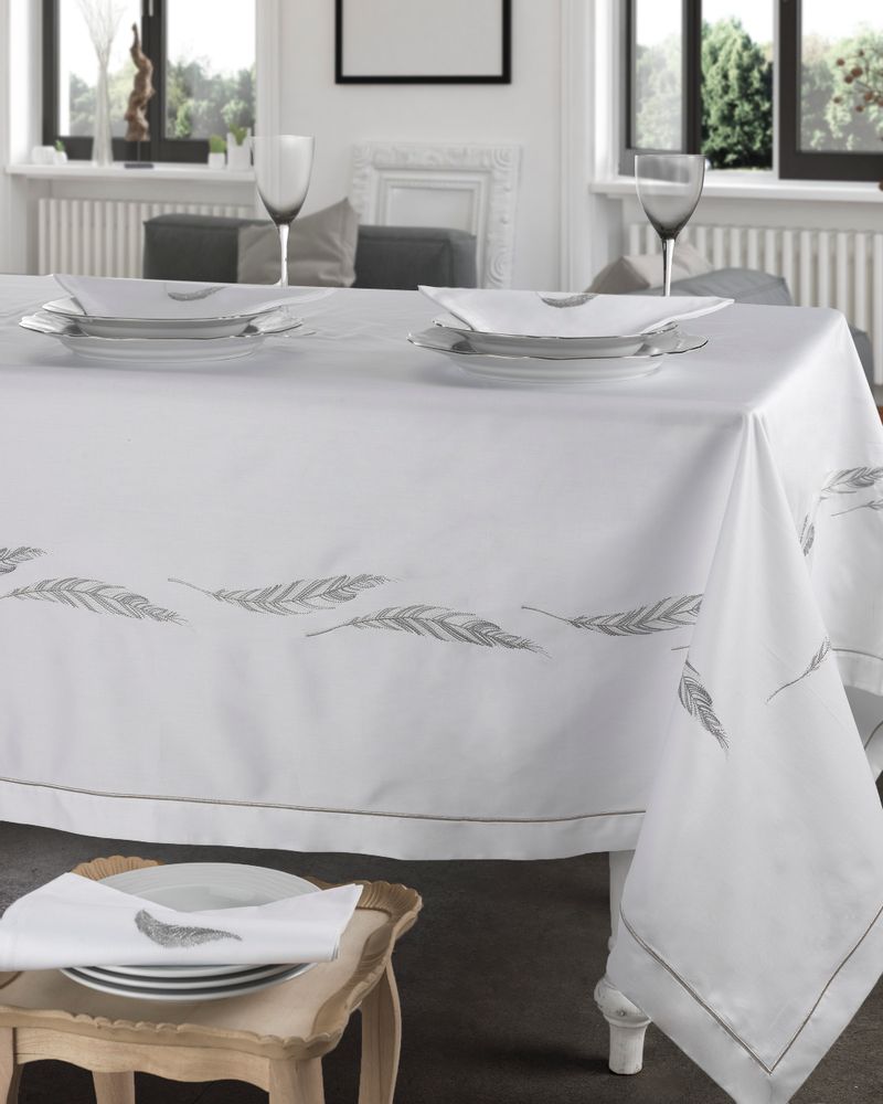 Kitchen linens - FEATHER TABLECOVER - PAM DI PICCARDA MECATTI