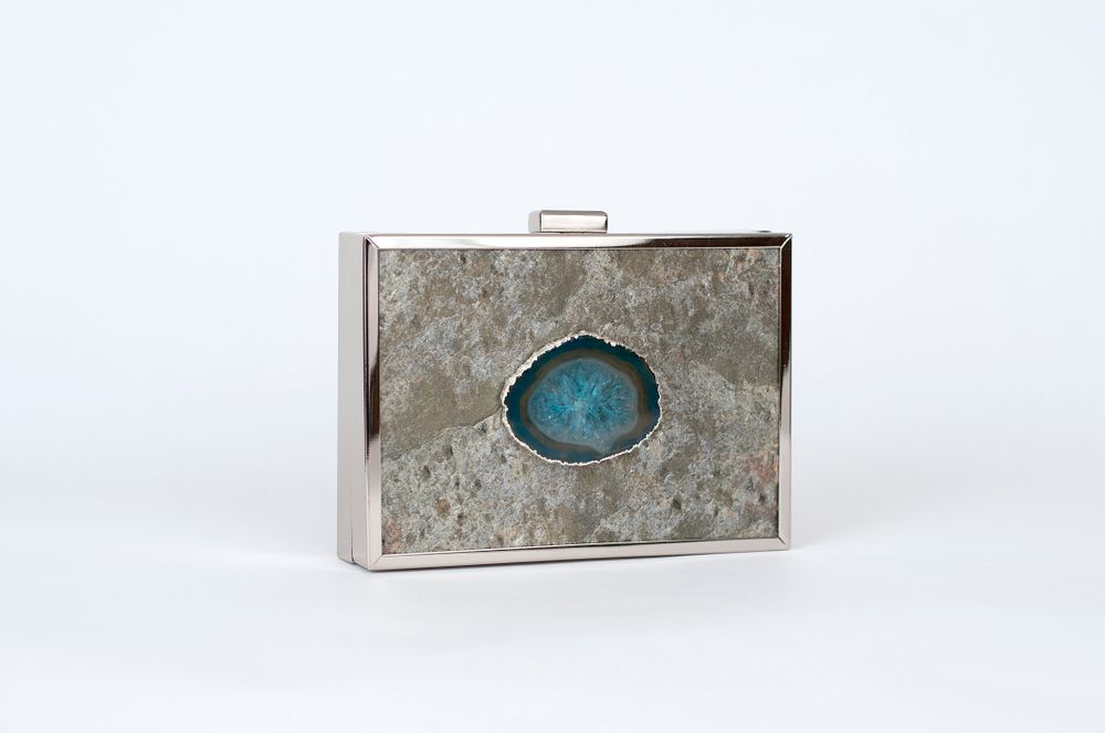 Clutches - Unabashed Stone Maven™ Stone Clutch- Jeera Green - UNABASHED