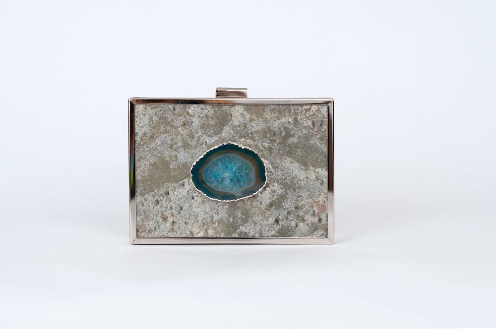 Clutches - Unabashed Stone Maven™ Stone Clutch- Jeera Green - UNABASHED