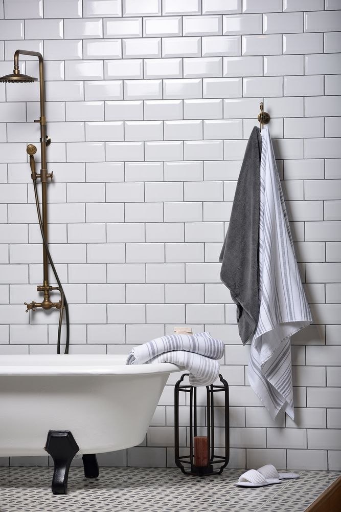 Other bath linens - Striped Gauze Towel - L'APPARTEMENT