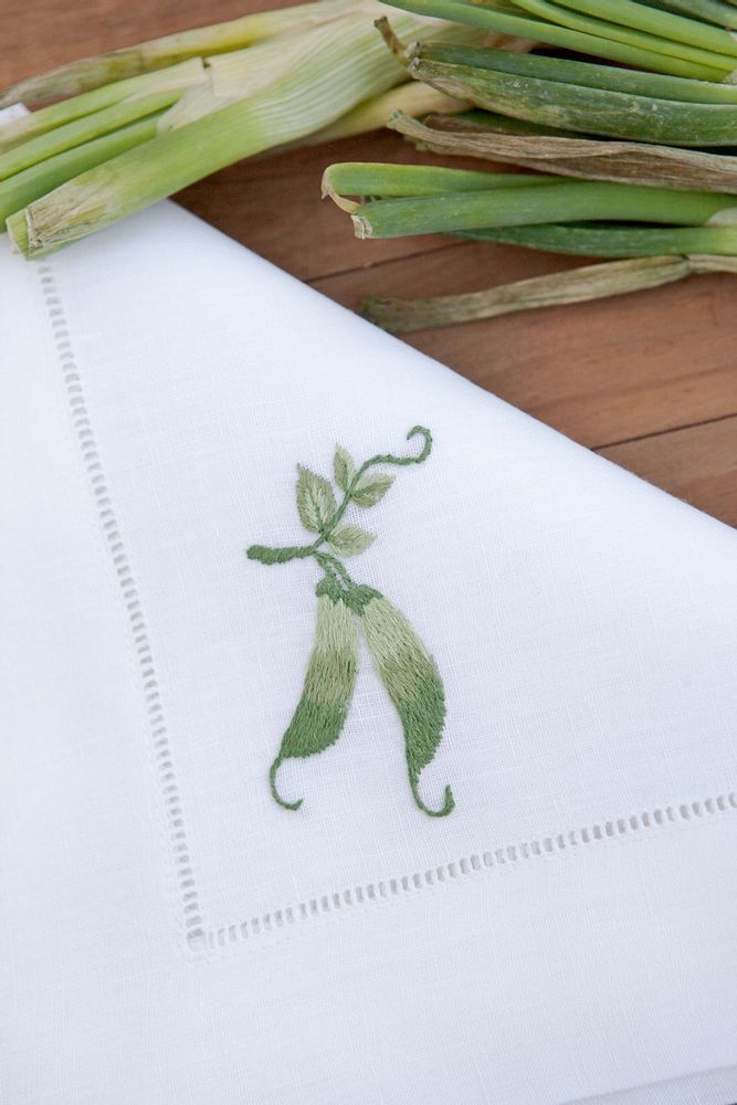 Serviettes - Ortaggi. Set de 6 serviettes. - NAPKING  BY BELLAVIA