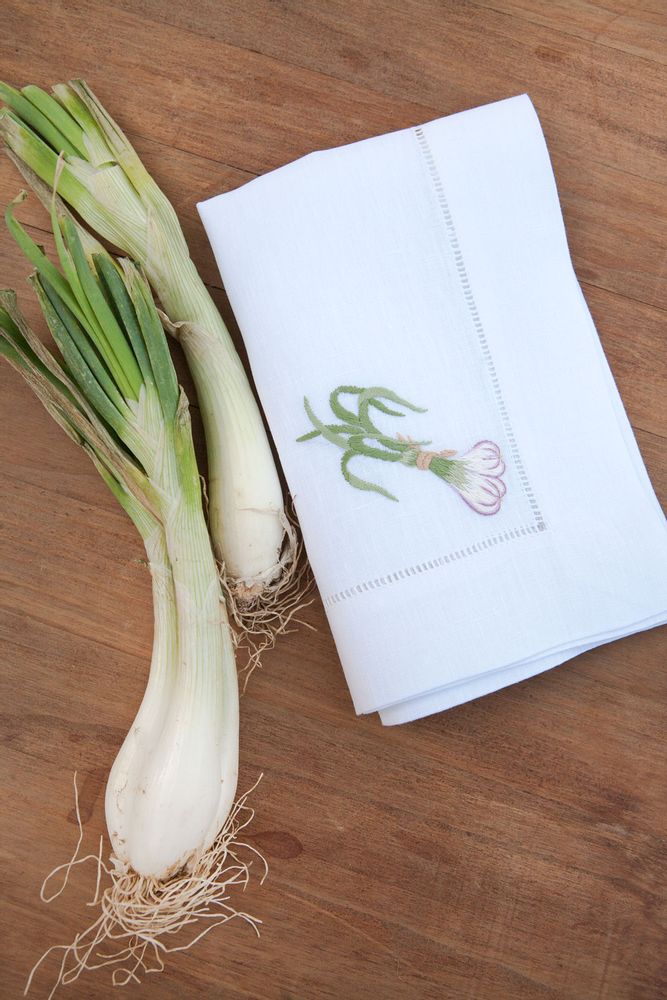 Serviettes - Ortaggi. Set de 6 serviettes. - NAPKING  BY BELLAVIA