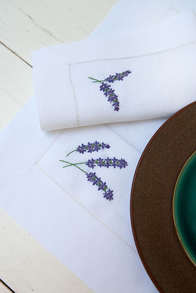 Placemats - Lavanda. Place mat set for 2. - NAPKING BY BELLAVIA