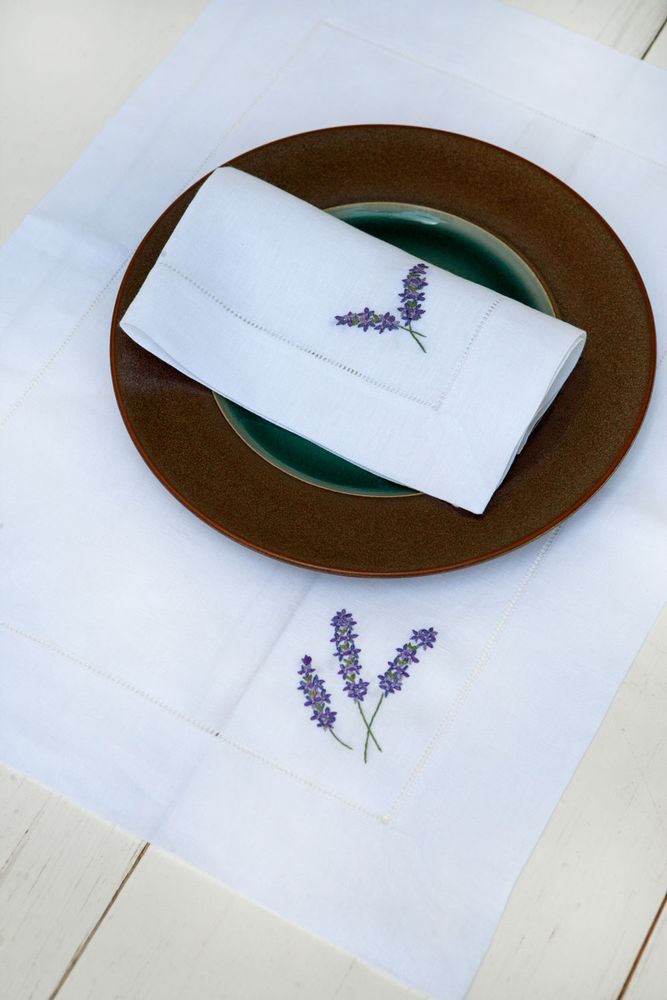 Placemats - Lavanda. Place mat set for 2. - NAPKING BY BELLAVIA