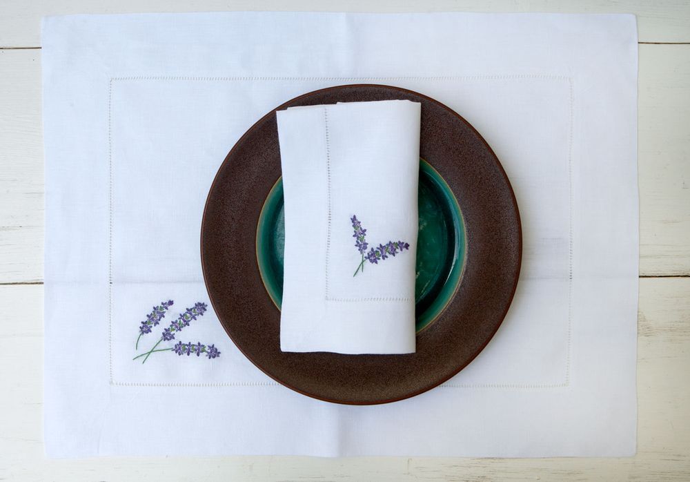Placemats - Lavanda. Place mat set for 2. - NAPKING BY BELLAVIA
