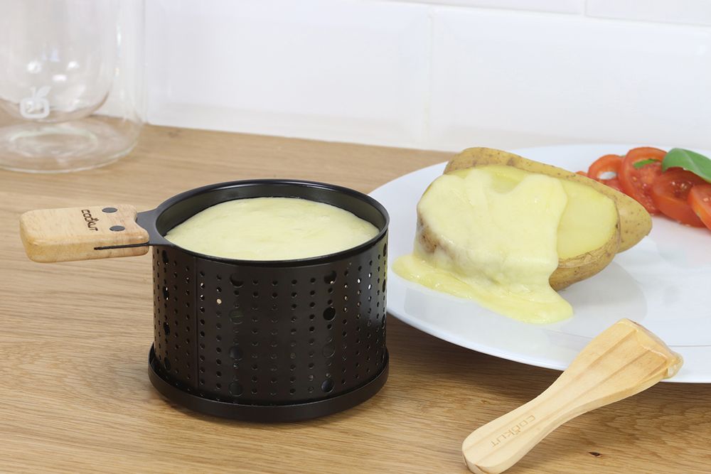 Saucepans - RACLETTE HEATED BY CANDLE, 4 INDIVIDUAL SETS - COOKUT