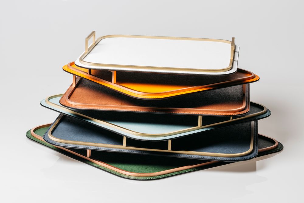 Trays - LEATHER SERVEWARE AND HOSPITALITY - GIOBAGNARA