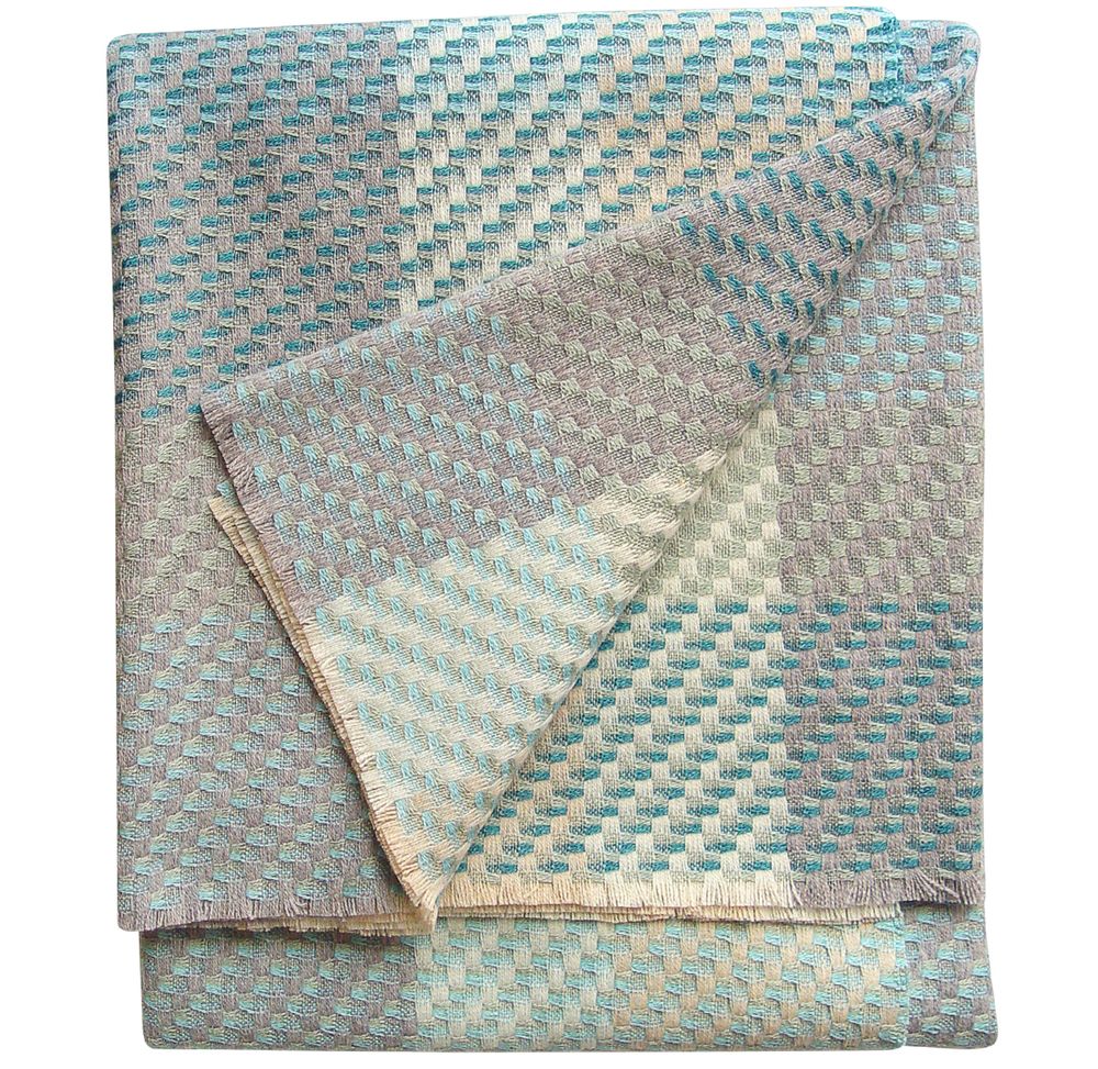 Plaids - PLAID TURQUOISE - CLAIRE GAUDION