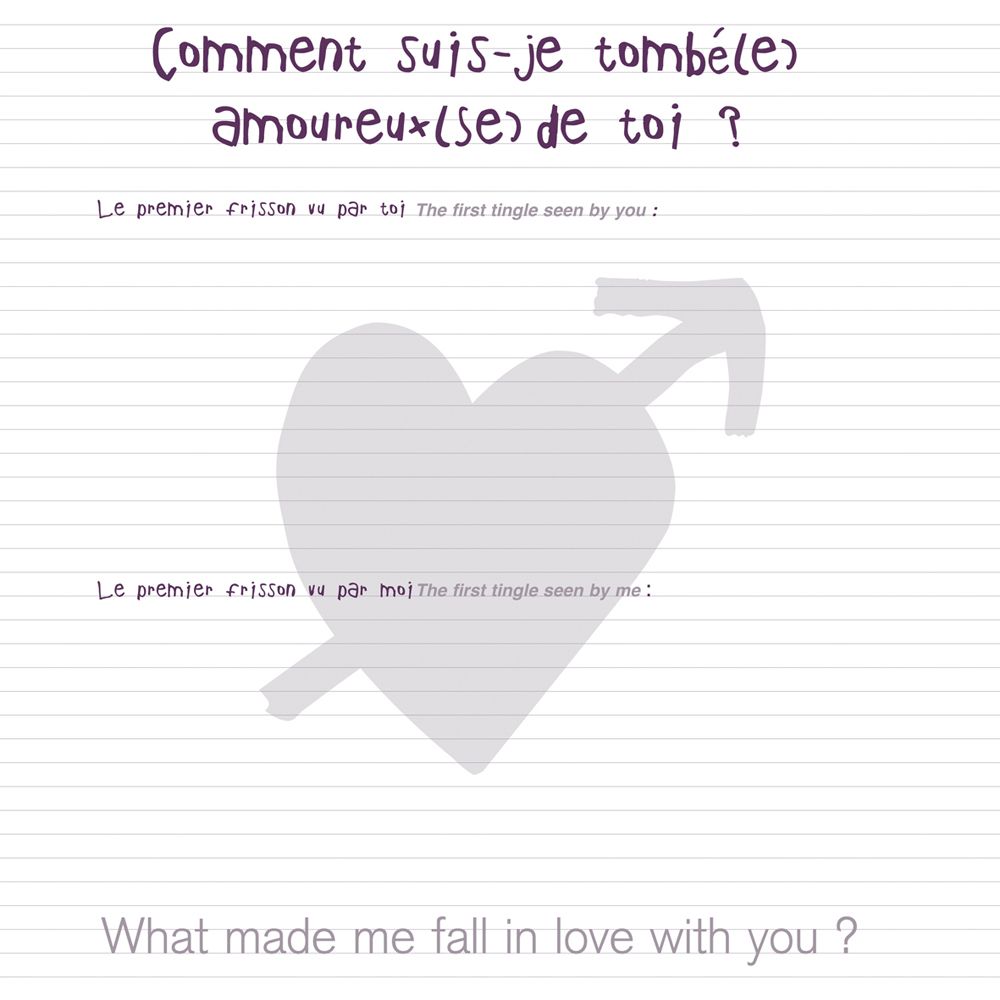 Stationery - Recycled lovers' journal - PATRICIA DORÉ