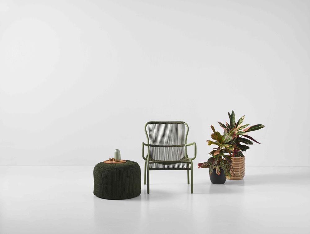 Lawn armchairs - Loop Lounge Chair - VINCENT SHEPPARD