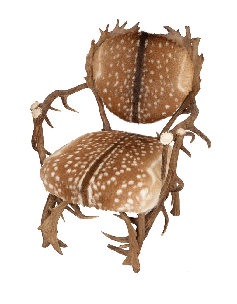 Settees - FALLOW ANTLER SOFA - CLOCK HOUSE FURNITURE