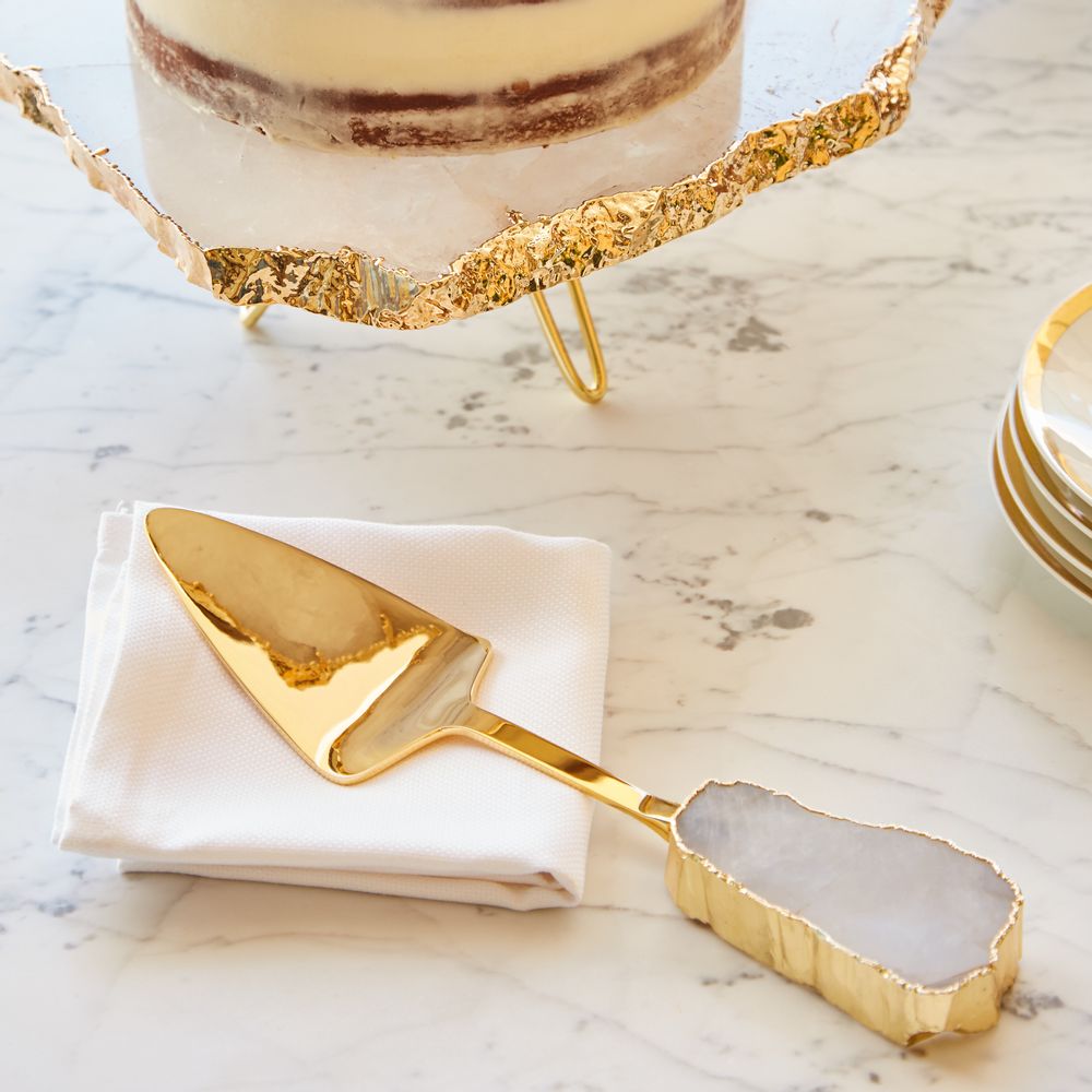 Plateaux - Torta Cake Plate- Quartz  - ANNA NEW YORK
