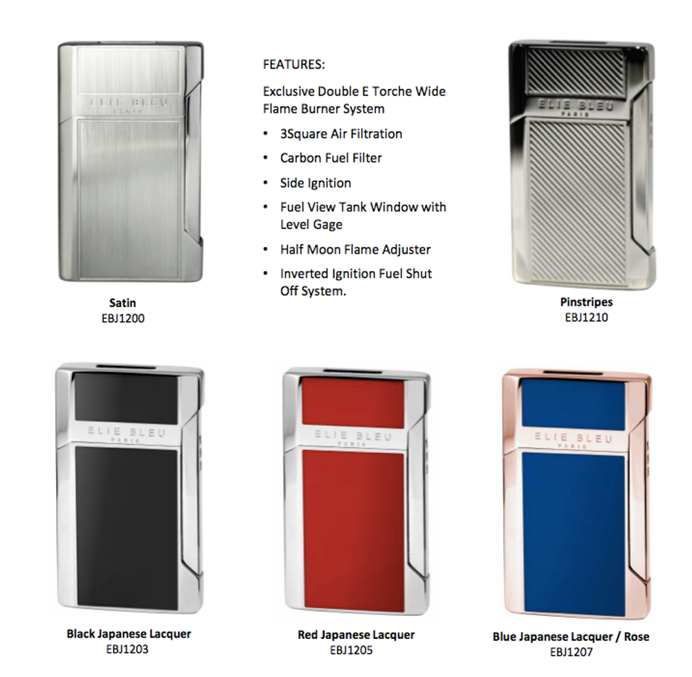 Accessoires de voyage - Collection de briquets et coupe cigares. - ELIE BLEU