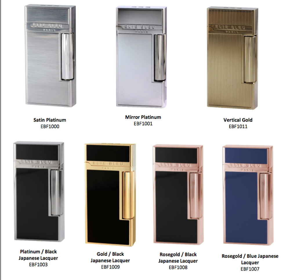 Accessoires de voyage - Collection de briquets et coupe cigares. - ELIE BLEU