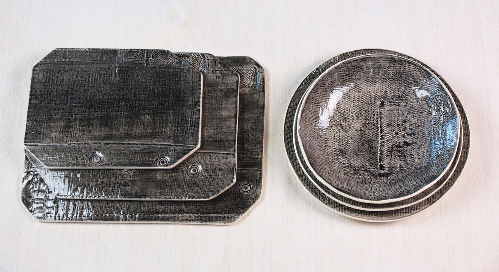 Formal plates - plates "Empreintes - LA P'TITE FABRIK