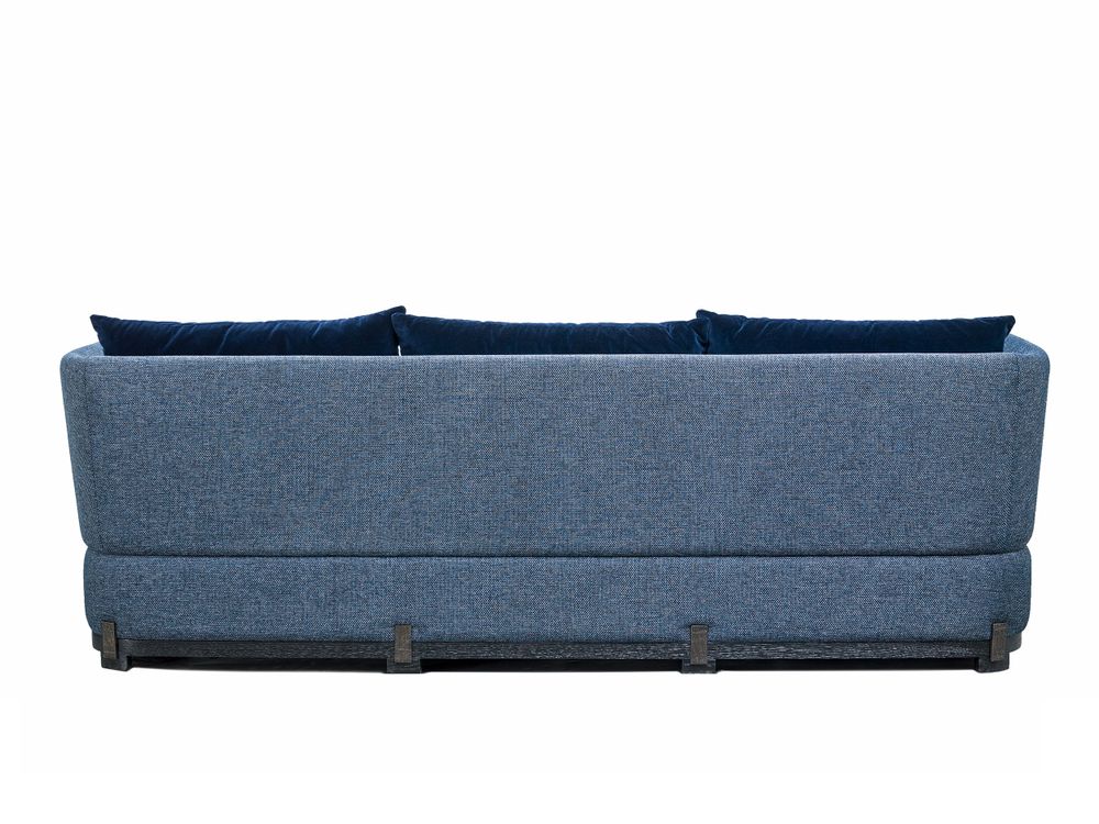 Sofas for hospitalities & contracts - Ida Sofa Base In Sand Brushed Black Oak And Bronze Details. - DUISTT