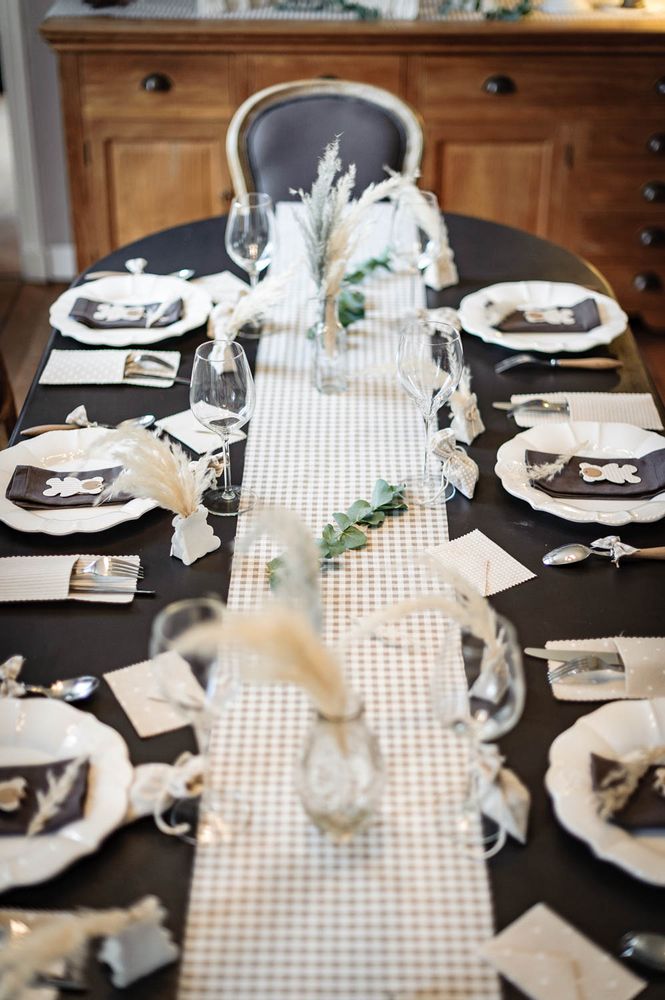 Christmas table settings - THE COMMUNION AND BAPTISM  - ARTYFETES FACTORY