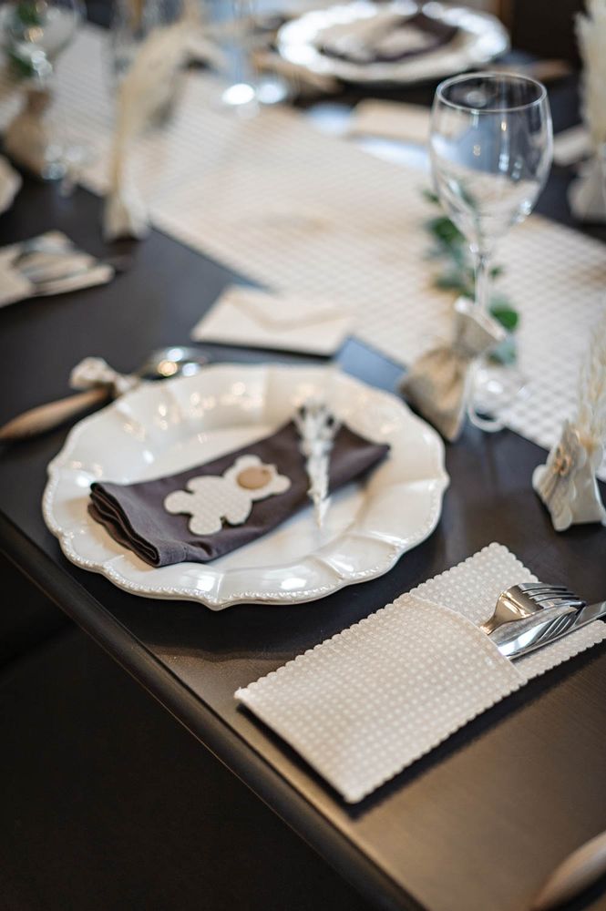 Christmas table settings - THE COMMUNION AND BAPTISM  - ARTYFETES FACTORY