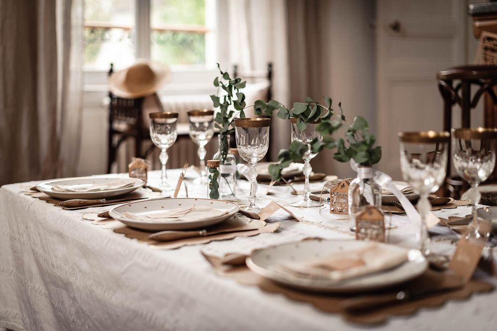 Christmas table settings - THE COMMUNION AND BAPTISM  - ARTYFETES FACTORY