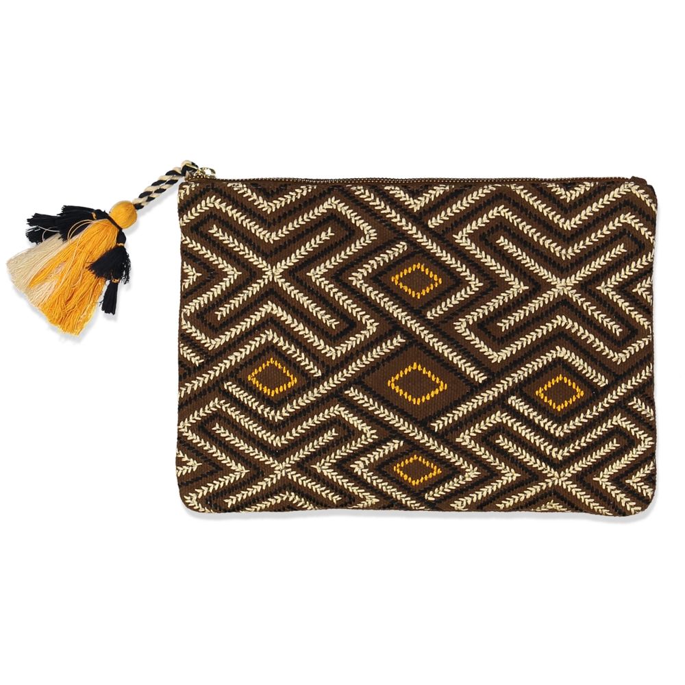 Clutches - EMBROIDERED LEATHER BAGS - JO & MARG