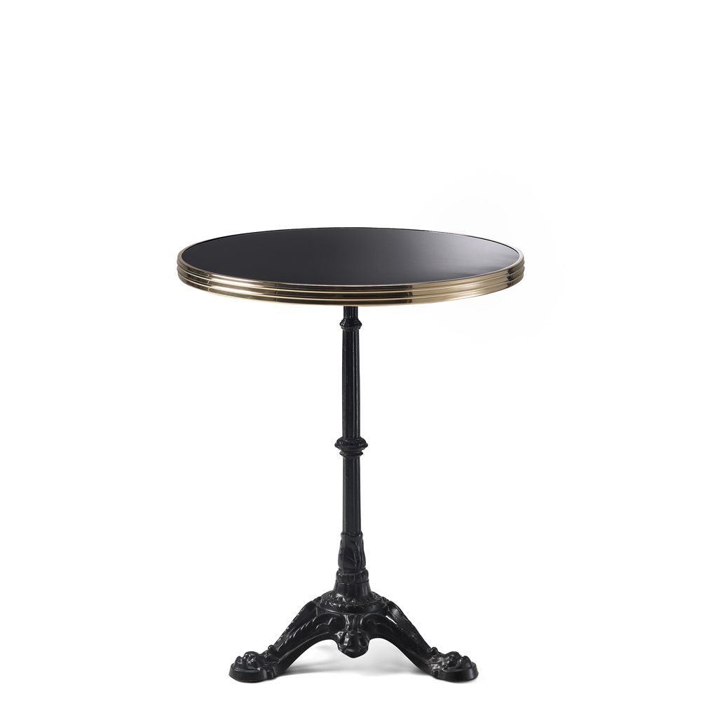 Dining Tables - ARDAMEZ • TRADITION Enamel bistro table / Deep Black - ARDAMEZ