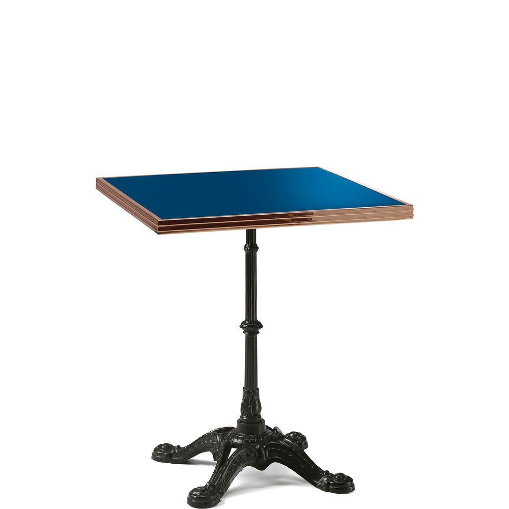 Dining Tables - ARDAMEZ • TRADITION Enamel bistro table / Imperial Blue - ARDAMEZ