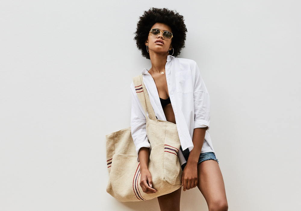 Sacs et cabas - Formentera - Sac en lin XL - GOVOU FABRICS