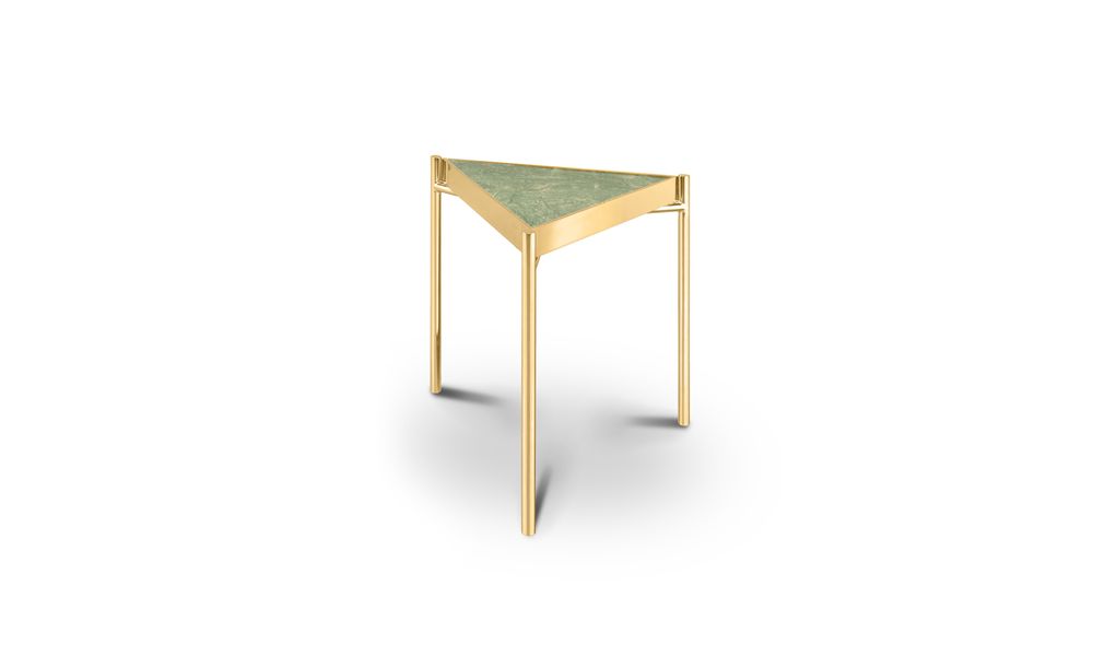Tables basses - KANDINSKY | Side Table Triangular - Indian Green - OIA DESIGN