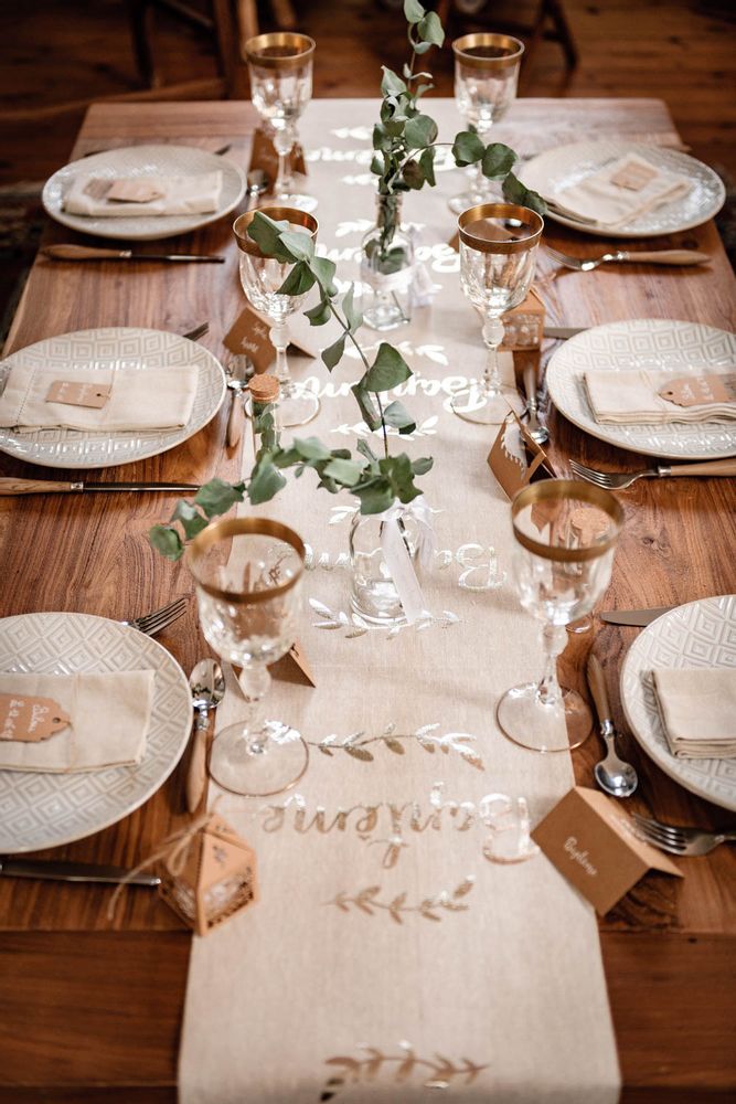 Christmas table settings - THE COMMUNION AND BAPTISM  - ARTYFETES FACTORY