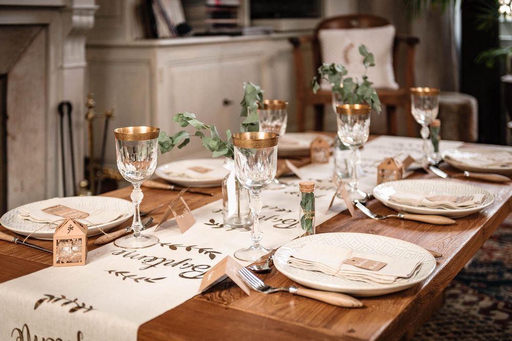 Christmas table settings - THE COMMUNION AND BAPTISM  - ARTYFETES FACTORY