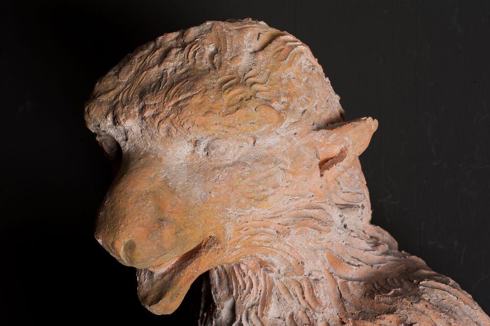 Sculptures, statuettes and miniatures - TERRACOTTA MONKEYS RIGHT & LEFT - ELUSIO