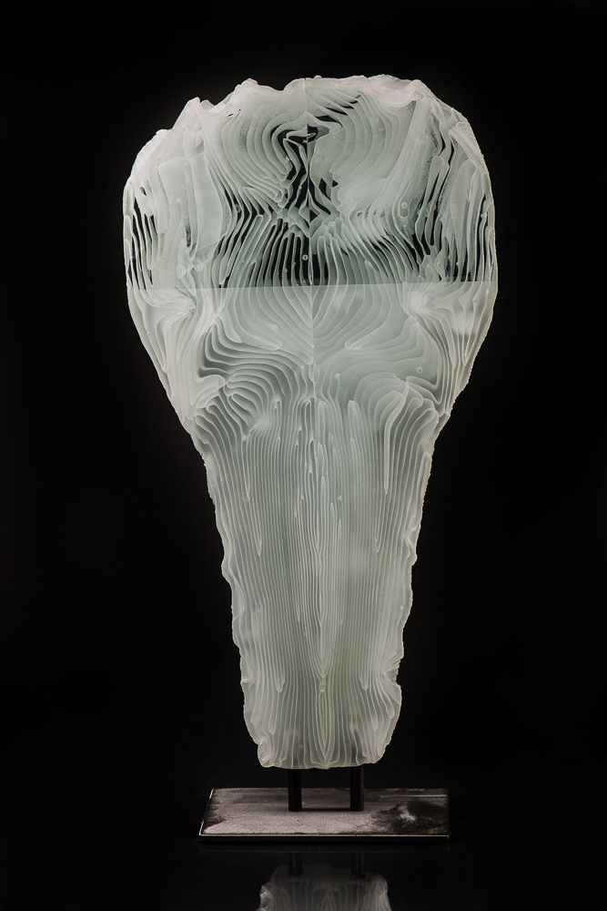 Art glass - MEANDRES - LEPILLEUR MARC