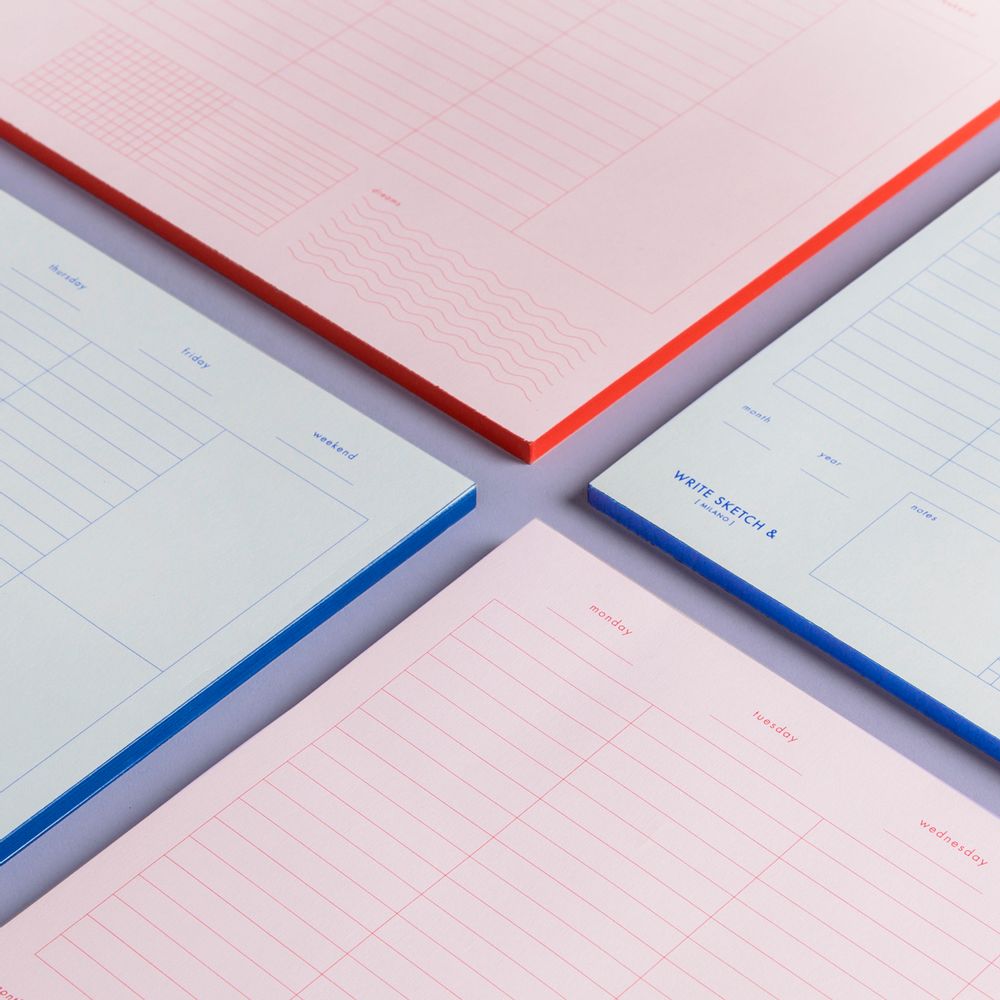 Range-tout - Agenda hebdomadaire - WRITE SKETCH &