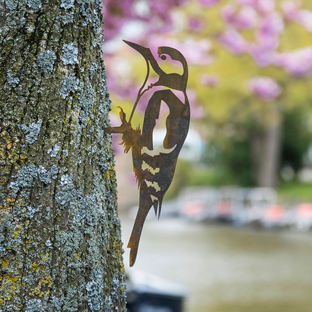 Objets de décoration - Décoration extérieur Metalbird Pic épeiche - METALBIRD