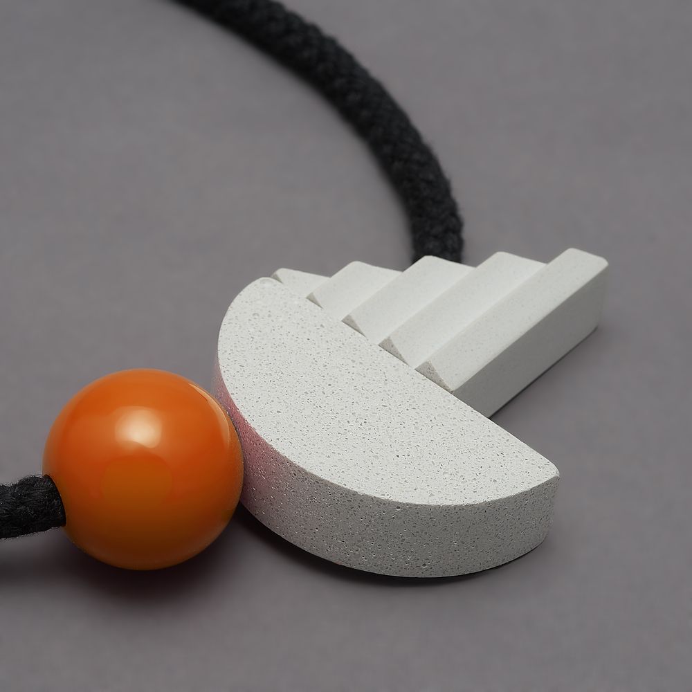 Bijoux - Collier Pop (orange) - ONE WE MADE EARLIER