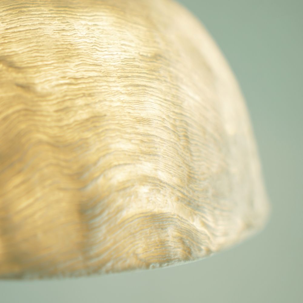 Unique pieces - FALAISE pendant lamp - MU - LUMINAIRES ET MATÉRIAUX EN POLYMÈRE MINÉRAL SOUPLE