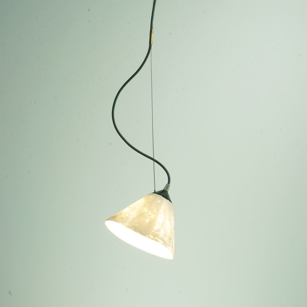 Pièces uniques - Suspension BURO - MU - LUMINAIRES ET MATÉRIAUX EN POLYMÈRE MINÉRAL SOUPLE