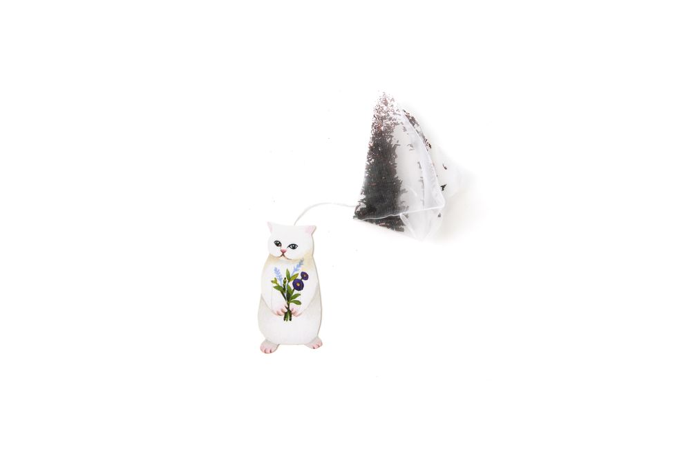 Café et thé - gongdreen chat tag Hibiscus thé noir - GONGDREEN