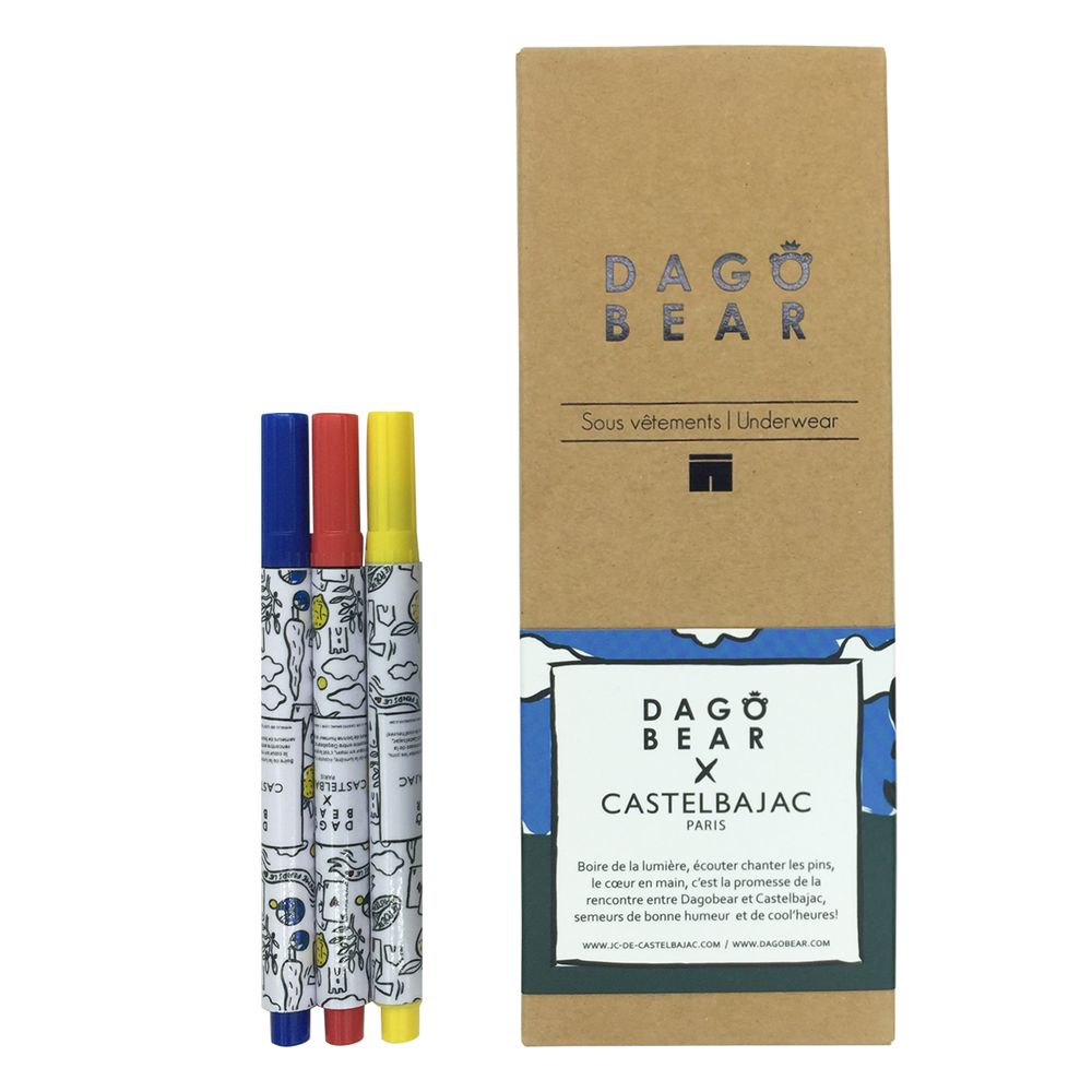Prêt-à-porter - Caleçon à colorier - DAGOBEAR