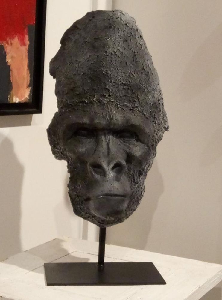 Sculptures, statuettes et miniatures - masque gorille - CHARTIER SEBASTIEN
