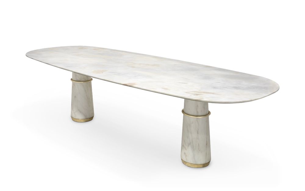 Decorative objects - AGRA II Dining Table  - BRABBU DESIGN FORCES