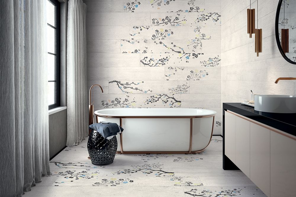 Crédence - Bois Kasai - CERAMICHE REFIN