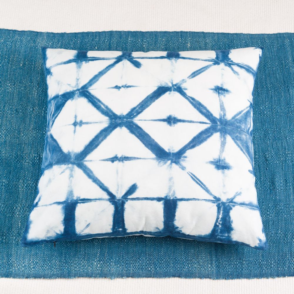 Coussins textile - Textile Indigo naturel - BAAN