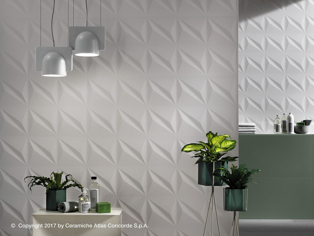 Ceramic - 3D WALL DESIGN | Geometric Shapes - ATLAS CONCORDE