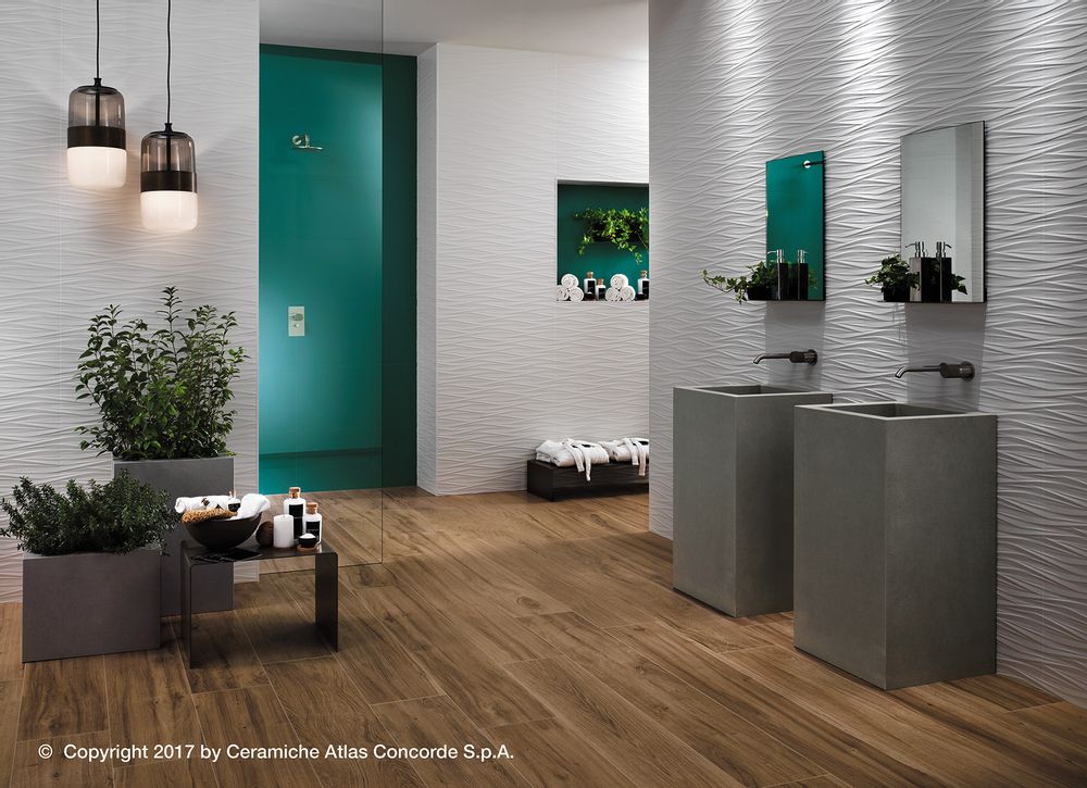 Céramique - DESIGN MURAL 3D | Motifs sinueux - ATLAS CONCORDE