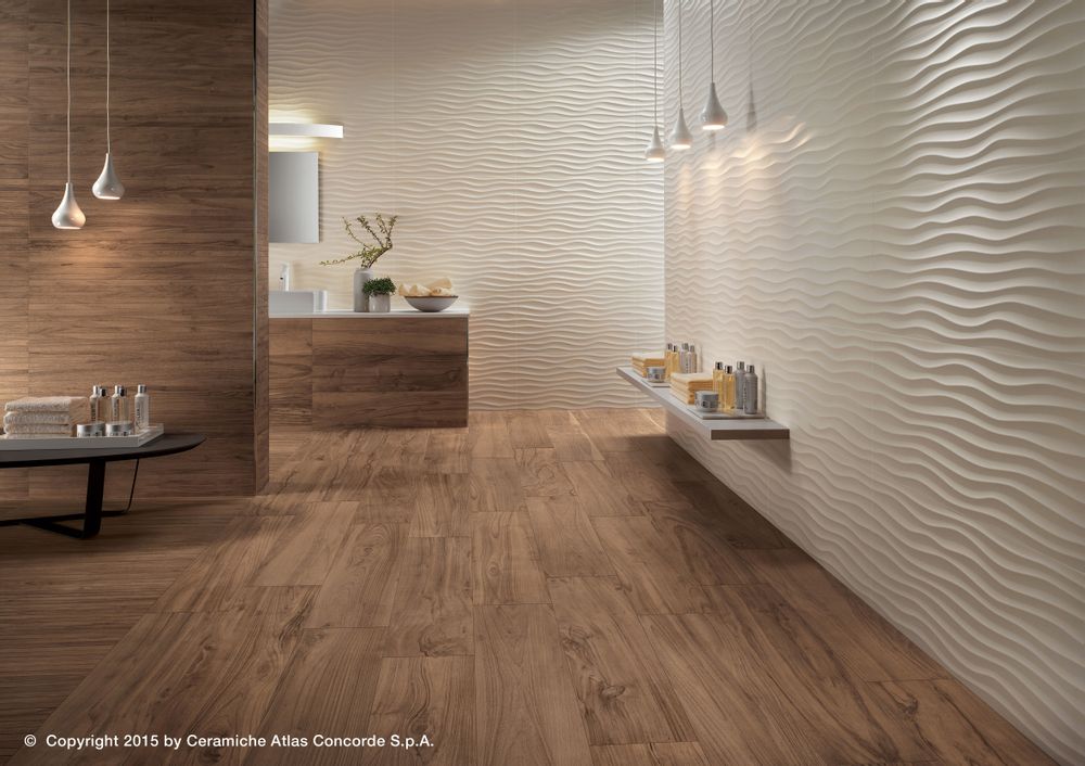 Céramique - DESIGN MURAL 3D | Motifs sinueux - ATLAS CONCORDE